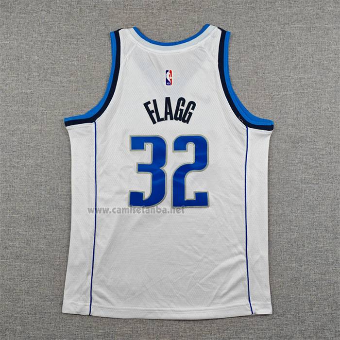 Camiseta Nino Dallas Mavericks Cooper Flagg NO 32 Association 2025-26 Blanco